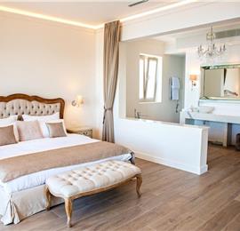11 bedroom seafront villa with infinity pool near Budvar, sleeps 22